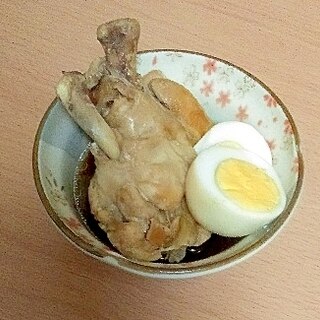 鶏の手羽元肉☆茹で卵煮